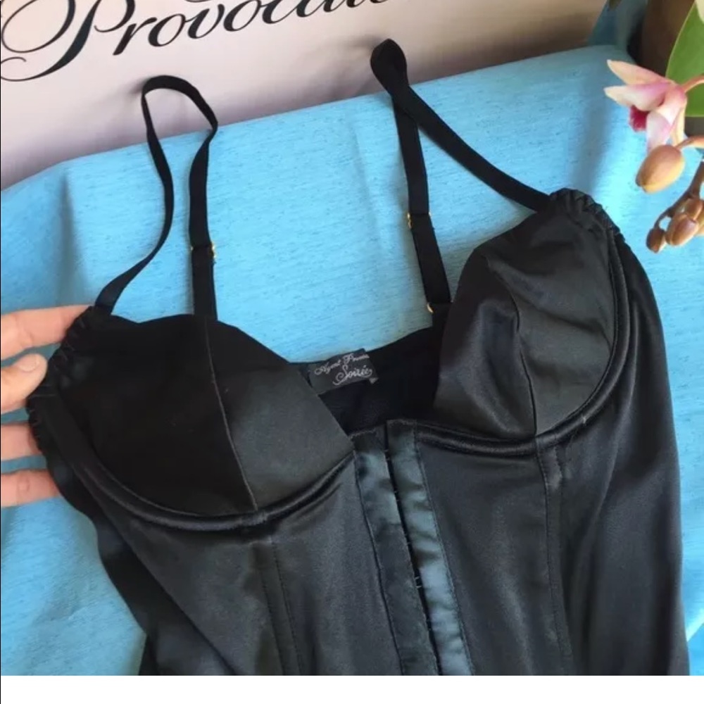 NWT AGENT PROVOCATEUR BILLY BODY BLACK AP2 SMALL - Picture 3 of 4